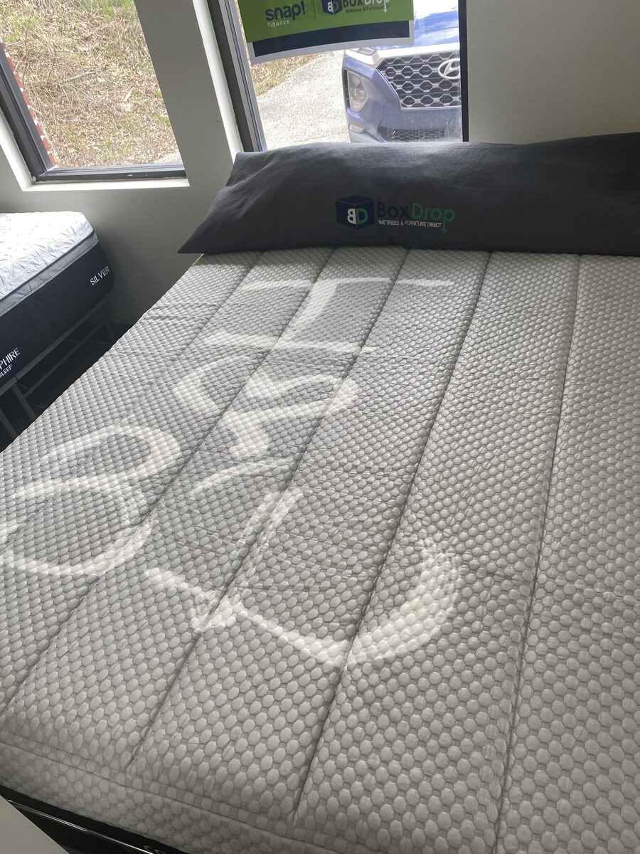 Gel-infused memory foam mattress in stock at BoxDrop Grayson